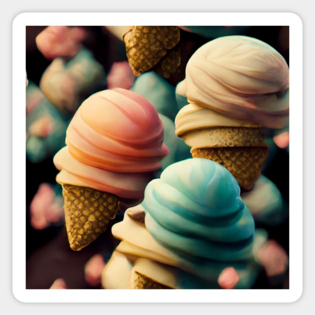 Ice Cream Sticker by JonHerrera